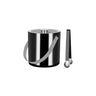 Gunmetal Ice Bucket with Tong - Ivory & Beech